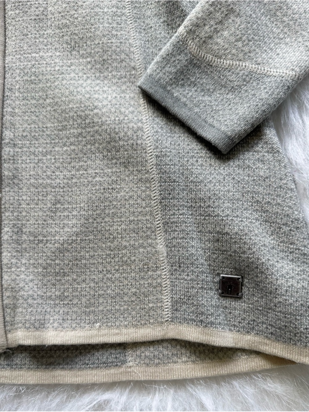 Smartwool Merino Wool Sweater Zip Up 🤎💙🤍 - Picture 2 of 4